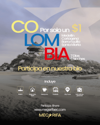 Sorteo #1: Experiencia todo pagado en Colombia
